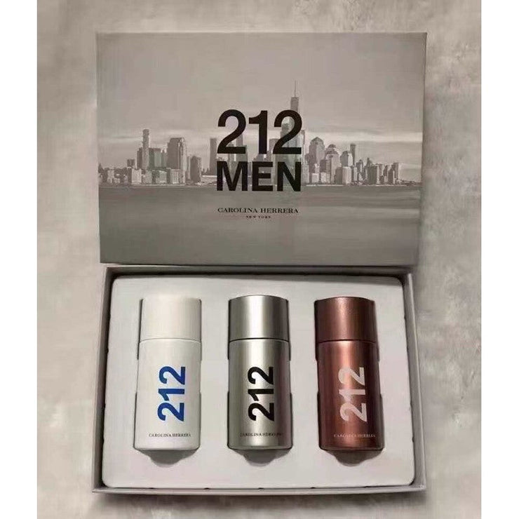 Carolina Herrera 212 Mens Mini set - 3 x 30ml