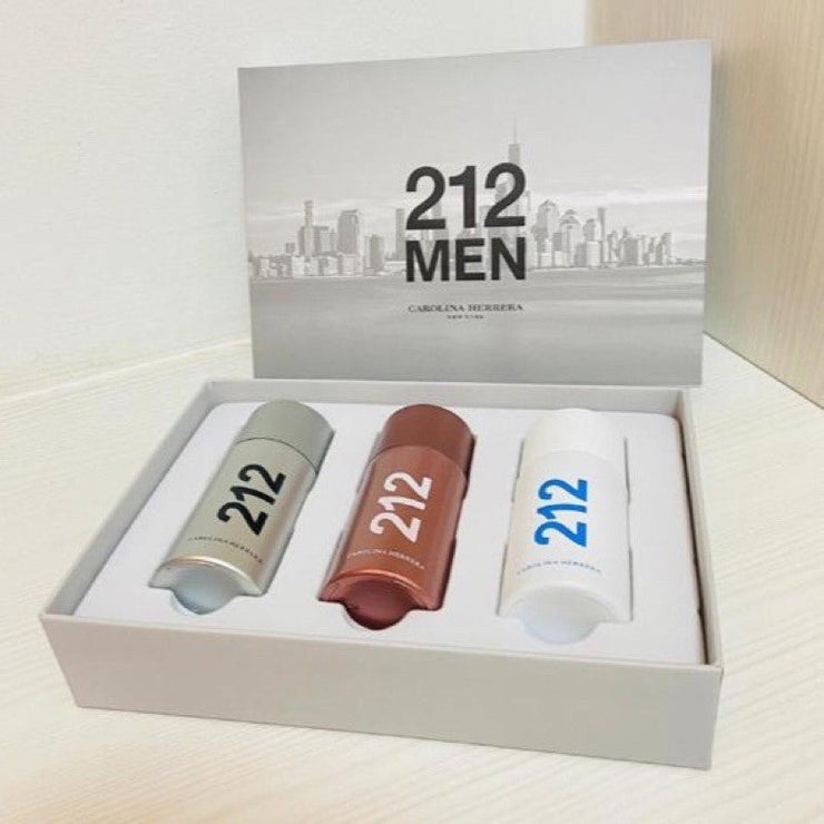 Carolina Herrera 212 Mens Mini set - 3 x 30ml